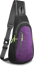 TITECOUGO Small Sling Bag, Lightweight Crossbody Backpack for Men Women, Shoulder Bag for Sports and Outdoor