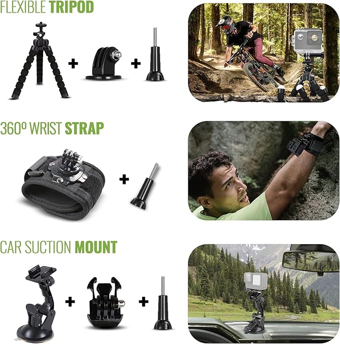 GoPro HERO11 (Go Pro Hero11) Black Mini - Waterproof Action Camera with 5.3K Ultra HD Video, 24.7MP Photos, 1/1.9" Sensor, Stabilization + 50-in-1 Accessory Kit + 64GB Card + More