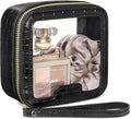 PACKISM TSA Approved Toiletry Bag - Upgrade Color-Edged Clear Makeup Bags, Clear Toiletry Bags For Traveling Fits Various Storage Needs