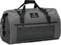 IRON JIA'S Motorcycle Dry Bag - Waterproof Duffle & Luggage Tail Bag Saddle Bags with Roll Top Closure, Shoulder Straps, Inner Pocket and Mesh Pocket (Grey, 30L)