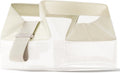 Cadence Parcel - Clear Dopp Kit with Magnetic Closure - Durable and Leak-Resistant Travel Toiletry Kit - Modular Design