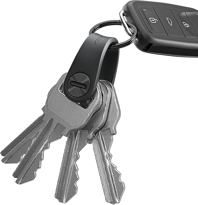 KeySmart Keychain Key Holder - Compact Key Organizer for Key Chain, EDC Key Chains, Key Ring Keychains
