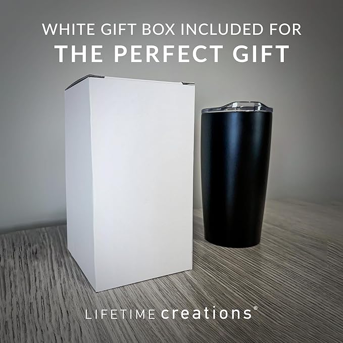 Lifetime Creations Custom Baseball Coach Tumbler - Baseball Coach Gifts for Men, Best Coach, Thank You Coaches, Baseball Senior Night Gifts (Matte Black 20 Ounce Cup)