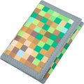 NEICY RFID Blocking Canvas Wallet for Men and Women - Camo Trifold Outdoor Sports Wallets with Magic Sticker for Teen Kids (Chequer)