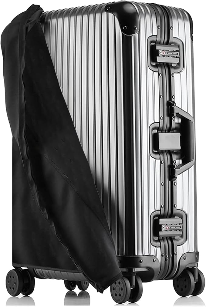 Transparent PVC Suitcase Cover, No Disassembly Required Clear Luggage Protector Suitcase Cover
