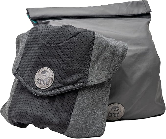 trtl Travel Pillow Cool for Neck Support- Cooling Neck Pillow with Cushioning Foam for Stability and Comfort, Breathable Fabric, Lightweight and Easy to Carry