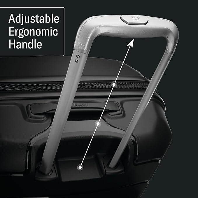 Samsonite Freeform Hardside Carry-On Luggage with Spinner Wheels - Hardshell Suitcase - TSA, Airline-Approved - Expandable Hard Shell, Smooth Rolling Wheels for Lightweight Travel - Powder Blue