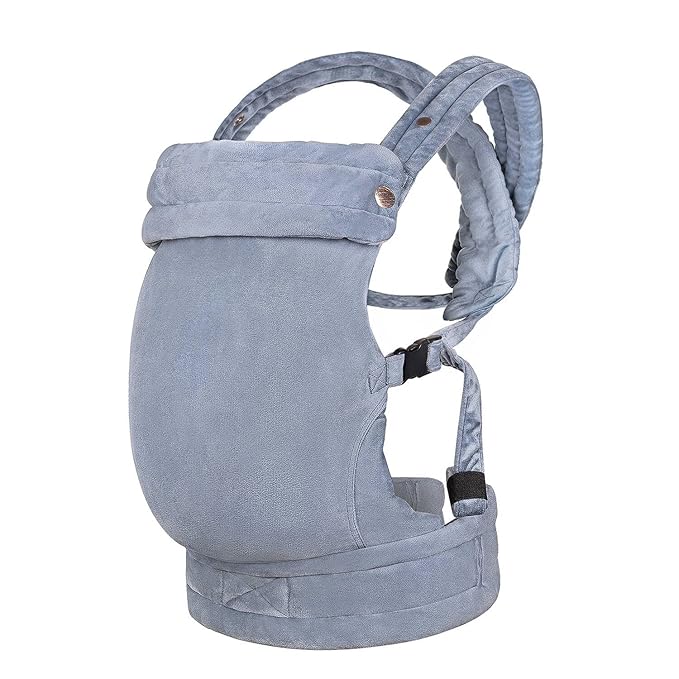 Baby Carrier for Newborn to Toddler, 7-35 lbs Weight Capacity, Ergonomic Backpack Design, Front and Back Facing Options, Blue