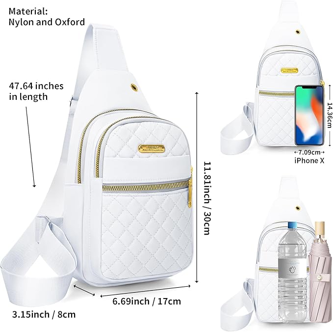 Small Sling Bag For Women Men Casual Crossbody Sling Backpack