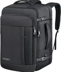 55L Carry On Backpack, Extra Large Travel Backpack for Men & Women, Expandable 60L Big Capacity Bag For Airplanes, Travel Gifts for Men Women, Fits 18.4 Inch Laptop, Luggage Suitcase Daypack, Black
