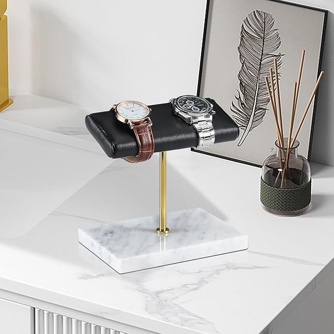 LYS&LYX Watch stand watch display stand watch holder watch Handcrafted watch holder (2--white/glod/black)