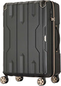 LEGEND WALKER SPATHA Hardside Expandable Luggage, 27-inch, Black, 5109-60-BK