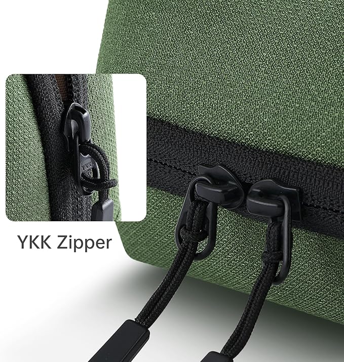 Electronic Organizer Travel Case Bag for Cables, Switch, SD card, Passport and More – Ultimate Protection & Portability Waterproof (Green)