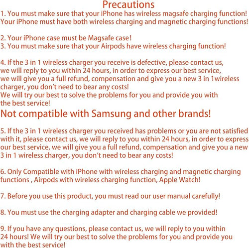 3 in 1 Fast Wireless Charger Stand for iPhone, Foldable Travel Charging Station for Magsafe for iPhone 17/Air/16/15/14/13/12 Series, Apple Watch Series, AirPods pro/2/3/4, Gifts for Women Men (Golden)