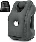 Rewondah Inflatable Travel Pillows for Airplanes | Airplane Pillow for Long Flight | Travel Plane Pillow for Airplanes Sleep Support | Blow up for Long Flights to Avoid Neck Pain