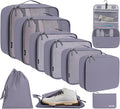 BAGAIL 6 Set/8 Set/10 Set Packing Cubes Various Sizes Packing Organizer for Travel Accessories Luggage Carry On Suitcase