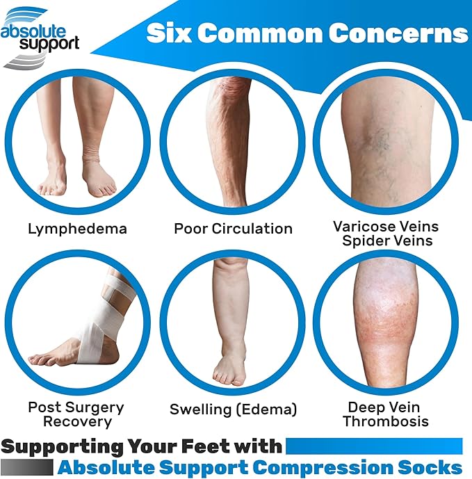 (3 Pairs - Closed Toe) Made in USA - Compression Socks for Women 15-20mmHg - Sheer Compression Knee High Stockings for Post Surgery, Pregnancy, Arthritis, Edema - Natural, Large - A101NA3-3