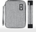 Luxtude Travel Cord Organizer Case, Electronic Organizer Travel Case Large, Cable Organizers Bag, Tech Bag for Cable Storage/Cord Storage/iPad Pro(up to 11")/Wall Charger/Electronics