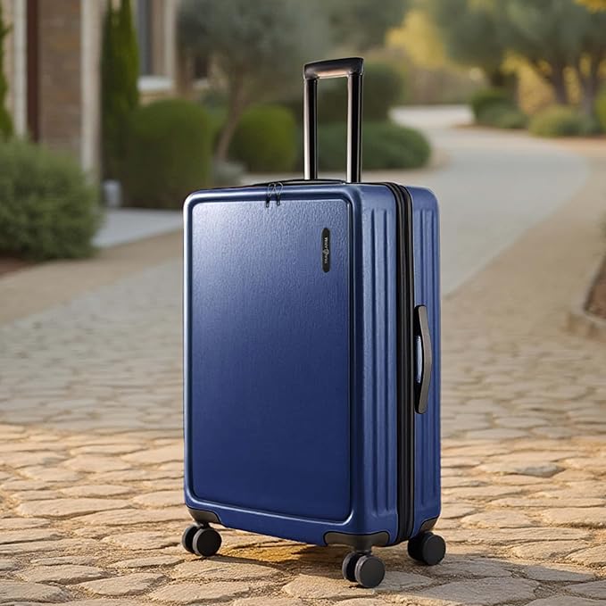 24 Inch Luggage with Spinner Wheels, Hard Shell Suitcase with TSA Locks for Luggage, Travel Large Suitcase, Expandable Hard Shell Suitcases, Navy