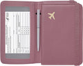 ZOPPEN Passport Holder Wallet, Passport Cover Travel Wallet Women Travel Essentials Accessories Document Organizer Travel Must Haves Rfid Blocking Cover Case for Women and Men, Purple