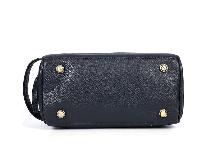 10" Premium Leather Toiletry Travel Pouch With Waterproof Lining | King-Size Handcrafted Vintage Dopp - Kit Gift for Father's Day By Aaron Leather Goods