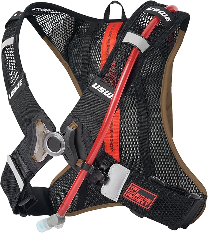 USWE Race 2.0, Ultra Lightweight Hydration Backpack with 2.0L / 70oz Water Bladder, Leak Proof Pack for Gravel, MTB, Running, Hiking, Cycling, Camping, Biking for Men,Women