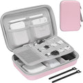ProCase Hard Travel Electronic Organizer Case for MacBook Power Adapter Chargers Cables Power Bank Apple Magic Mouse Apple Pencil USB Flash Disk SD Card Small Portable Accessories Bag