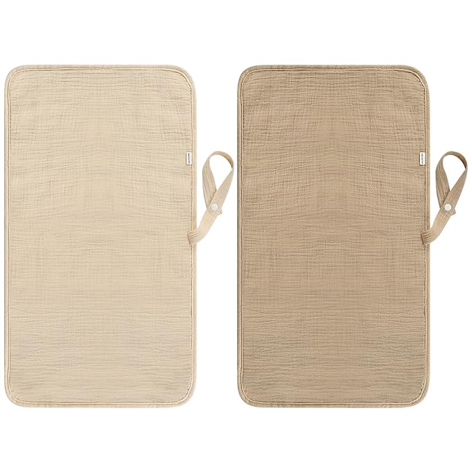 Accmor Portable Diaper Changing Pad, Waterproof Foldable Baby Changing Mat for Travel, Baby Essentials Shower Registry Gifts