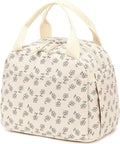 Bluboon Lunch Bag for Women Men Cute Corduroy Lunch Tote Bags Reusable Insulated Lunch Box Large Capacity Reusable Insulated Cooler for Work Picnic or Travel