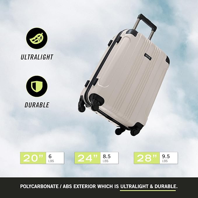 Kenneth Cole REACTION Out of Bounds, Mushroom, 20-Inch Carry On