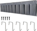 RV Shoe Pockets 10 Pockets Heavy Hanging Bedside Storage Organizer with Sturdy Hooks Storage Pockets Hangs on bed for Shoes Toys and Tool Accessories