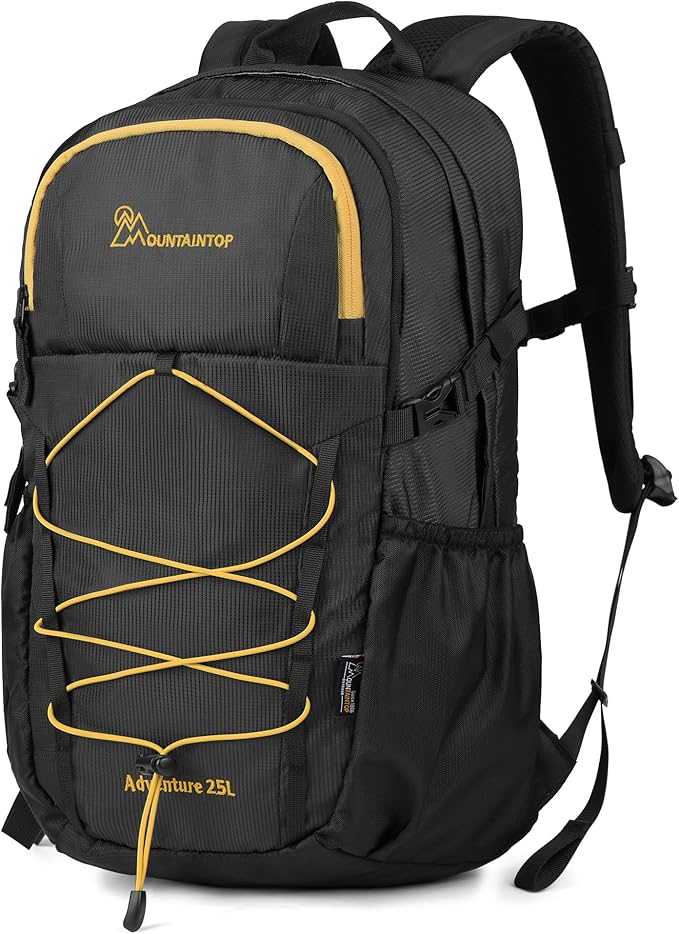 MOUNTAINTOP Hiking Backpack,25L Camping Backpack, Men Women Hiking Daypack Lightweight Travel Backpack for Camping Climbing Skiing Cycling