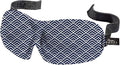 Bucky 40 Blinks No Pressure Eye Mask for Travel & Sleep, Blue Atlas, One Size