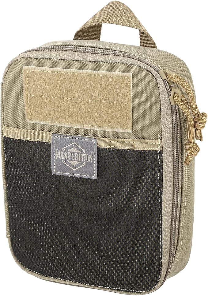 MAXPEDITION Beefy Pocket Organizer, Compact, MOLLE-Compatible, 1000D Nylon Tactical Pouch, Everyday Carry Tool and Gear Storage for Outdoor, Tactical, Survival, 0266