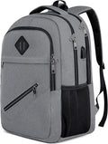 Backpack, School Backpacks for Teen Boys & Girls, Student Bookbag Fits 17.3 Inch Laptop with USB Charging Port, Water Resistant Travel Backpack, Sturdy Anti Theft Computer Bag Gifts Men Women