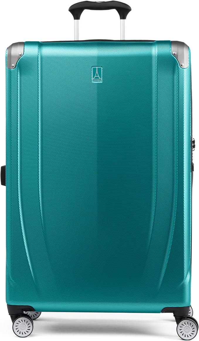 Travelpro Pathways 3 Hardside Expandable Luggage, 8 Spinner Wheels, Lightweight Hard Shell Suitcase, Checked Large 28 Inch, Kayak