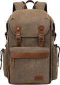 Camera Bag; Professional UAV Camera Backpack;Anti-Theft Camera Bag with Rain Cover; Large Capacity Photography Backpack（Coffee）, A3091