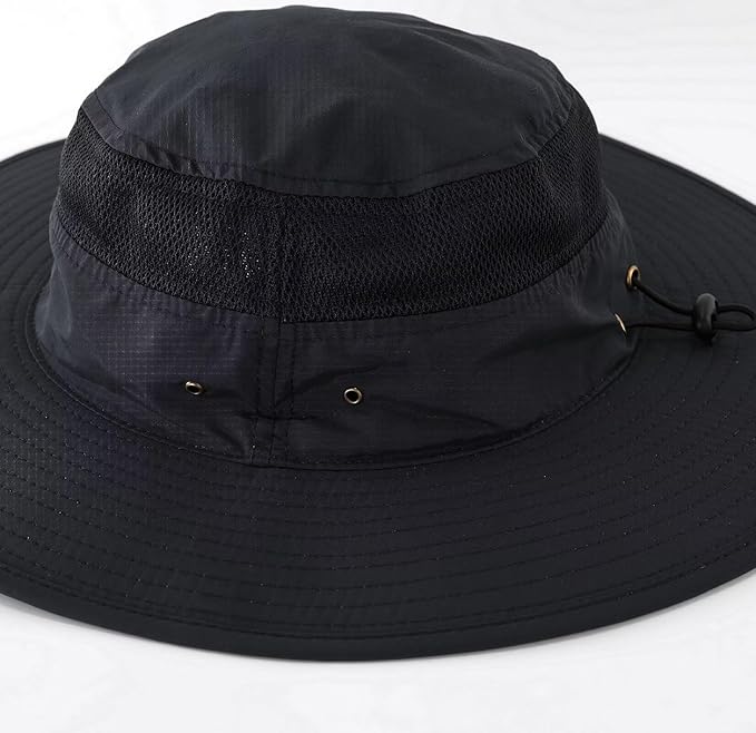 Home Prefer UPF 50+ Men's Sun Hat Wide Brim Bucket Hat UV Protection Hat for Mens Womens Beach Safari Gardening Golf Fishing