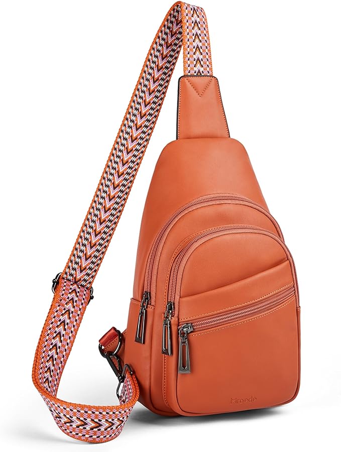 Sling Bag Crossbody Bags for Women Small Cross Body Bag Fanny Packs Chest Sling Purse for Daily Travel Leisure Sport