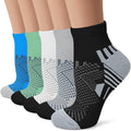 Iseasoo Copper Compression Socks for Men & Women – Plantar Fasciitis Relief, Ankle Support & Circulation – Running & Recovery