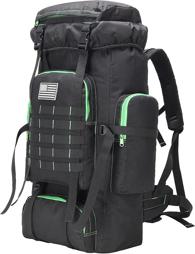 Hiking Backpack for Men 70L/100L Camping Backpack Military Rucksack Molle 3 Days Assault Pack for Climbing