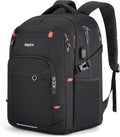 48L Expandable Laptop Backpack, Anti-thief Travel Backpack with USB Charging Port, Airline Approved Business Waterproof Carry on Luggage, Fits 17.3" Laptop for Men Women