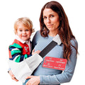 Ergonomic Lightweight Adjustable Toddler Sling Baby Carrier with Zipper Pockets Shoulder Padding Anti Slip Support for Travel Loving Dads and First Time Moms from 9 Months to 4 Years