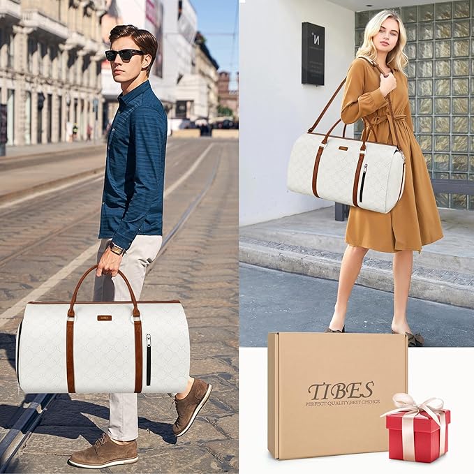 Convertible Garment Duffel Bag for Travel - Carry On Garment Bags With Toiletry Bag Large Weekender Bag for Men Women 2 in 1 Hanging Suitcase Suit Travel Duffel Overnight Bags 4pcs Set