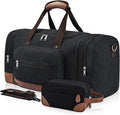 Dimayar Canvas Duffle Bag for Travel,Expandable Carry on Bag,Overnight Weekend Gym Bag Duffel Bag Mens Travel Bag