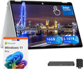 HP OmniBook 5 Flip 2-in-1 14" 2K Touchscreen Laptop, Intel 7 150U, 16GB LPDDR5, 2.16TB Storage(2TB SSD+160GB Docking Station Set), Backlit Keyboard, 5MP IR Camera, Wi-Fi 6E, Windows 11 Pro, Silver