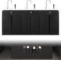RV Shoe Pockets 6 Large Pockets Heavy Hanging Bedside Storage Organizer with Sturdy Hooks for Shoes, Toys and Tools