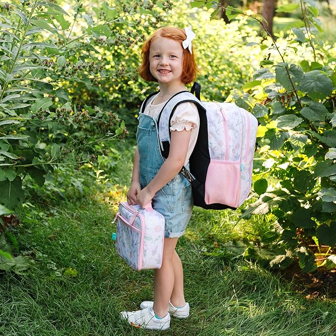 Wildkin JumpOff Jo Insulated Lunch Box – Durable, Reusable for Kids – Fairy Blossom