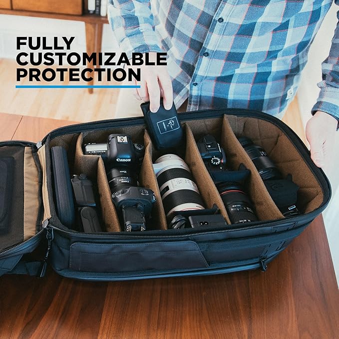 NOMATIC McKinnon Camera Pack- Travel Camera Bag by Peter McKinnon for Photographers, DSLR Camera Backpack for Men and Women