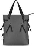 Sherpani Tempest, Anti Theft Convertible Backpack Tote, 14L Travel Backpack, Travel Gifts for Women, Handbags, RFID Protection, Metal Hardware, Fits 15” Laptop (No Sleeve) (Granite)